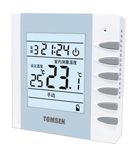 TM812系列大屏液晶显示编程温控器（电暖/水暖）