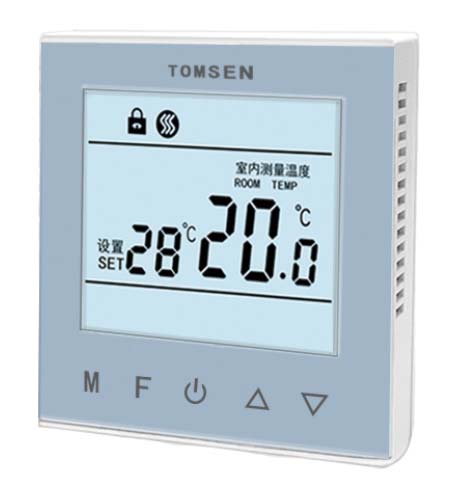 TM816亚克力触摸按键型温控器（电暖/水暖）