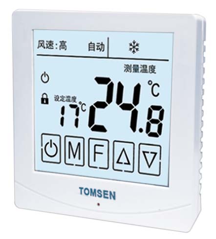 TM613大屏液晶显示触摸型中央空调温控器