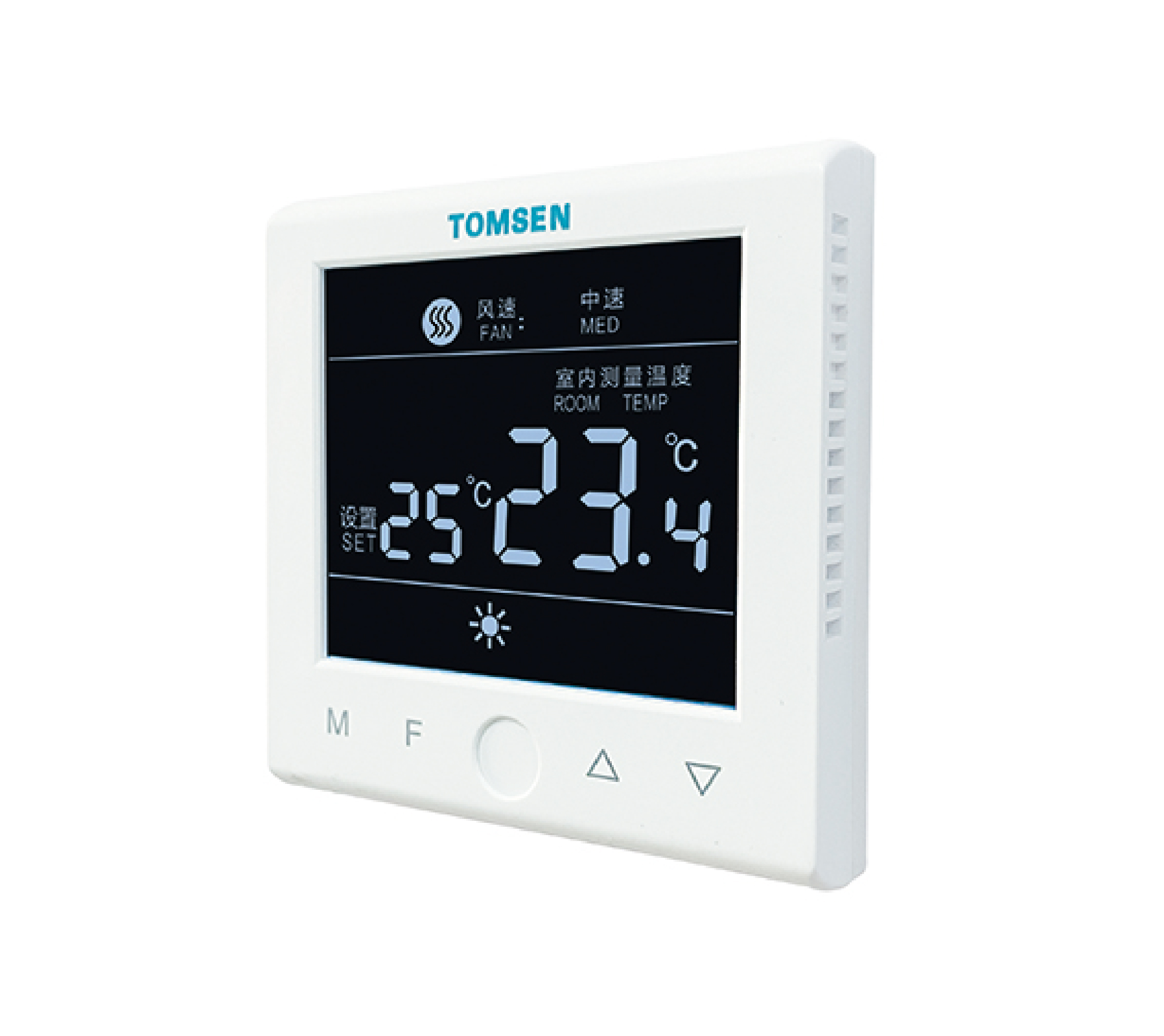 TM617V 单按键触摸型中央空调温控器